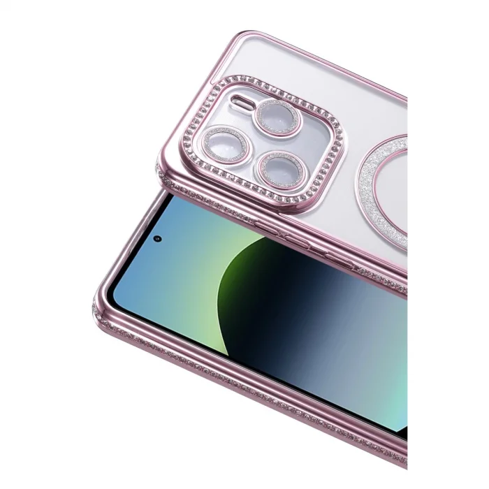 BUĞZ Xiaomi Redmi Note 14 4g Joke Simli Magneticsafe Kılıf - Pembe