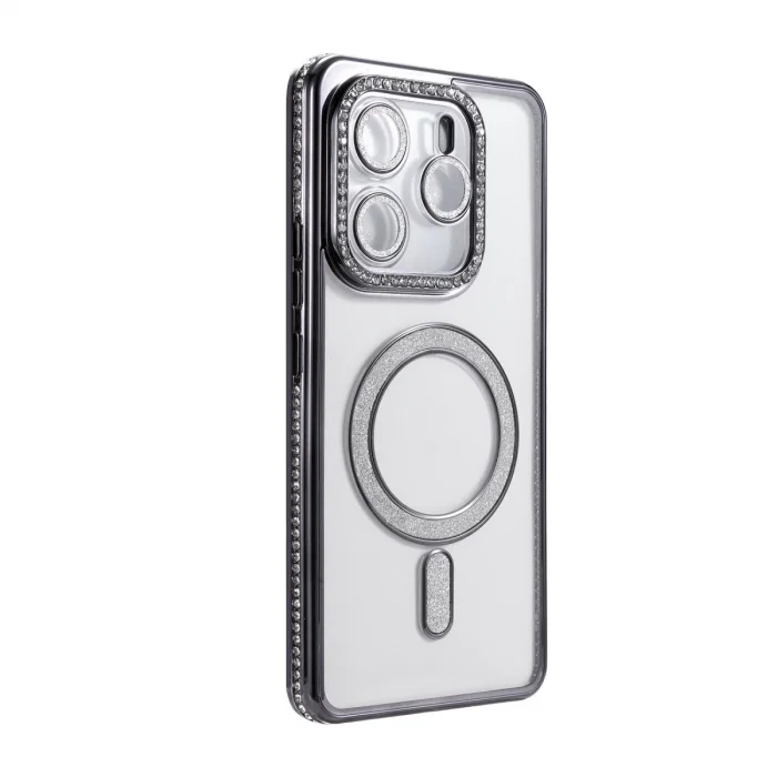 BUĞZ Xiaomi Redmi Note 14 4g Joke Simli Magneticsafe Kılıf - Siyah