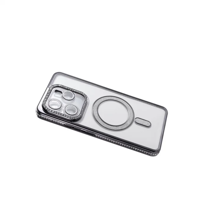 BUĞZ Xiaomi Redmi Note 14 4g Joke Simli Magneticsafe Kılıf - Siyah