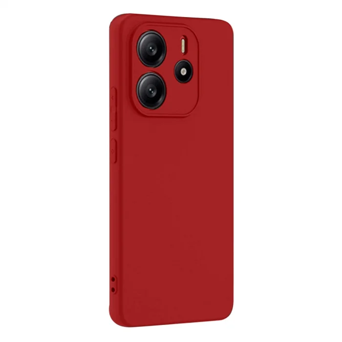 BUĞZ Xiaomi Redmi Note 14 4g Kılıf First Silikon - Kırmızı