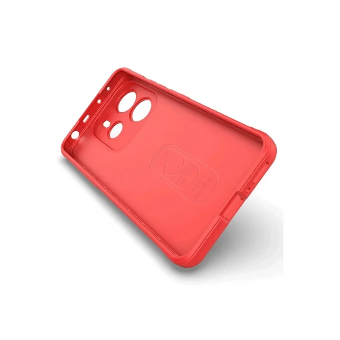 BUĞZ Xiaomi Redmi Note 14 4g Kılıf Optimum Silikon - Kırmızı