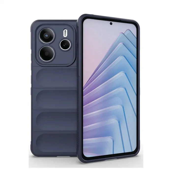 BUĞZ Xiaomi Redmi Note 14 4g Kılıf Optimum Silikon - Lacivert