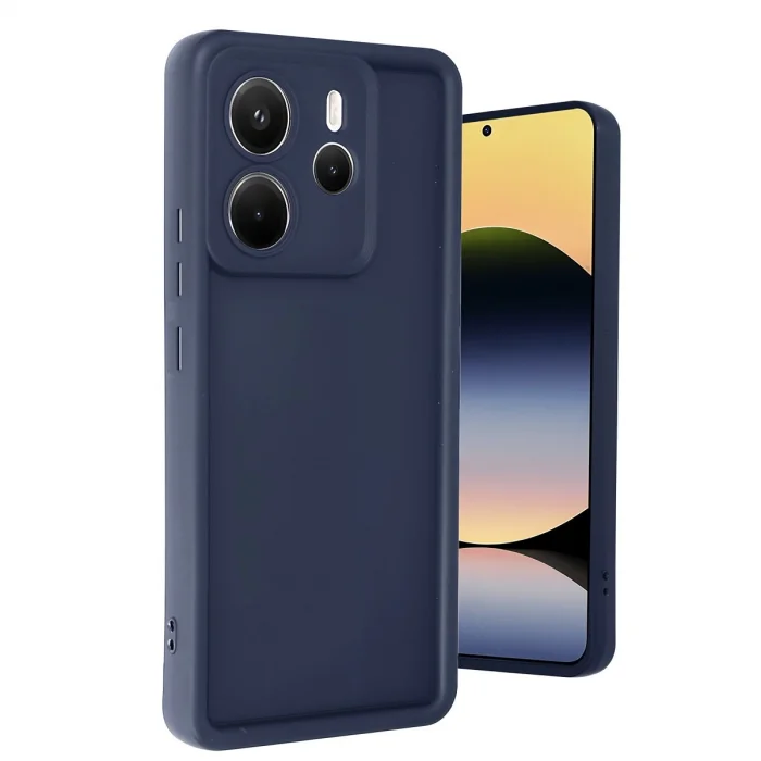 BUĞZ Xiaomi Redmi Note 14 4g Kılıf Viera Silikon - Lacivert
