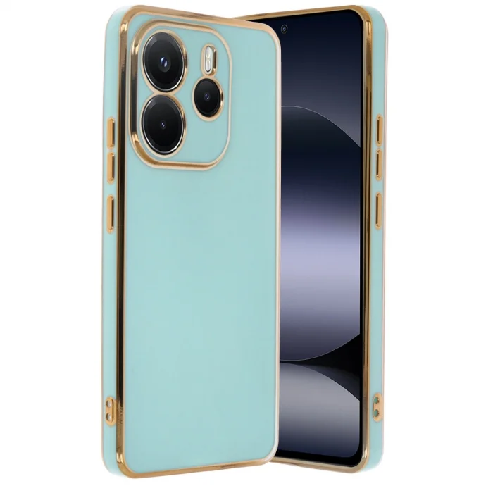 BUĞZ Xiaomi Redmi Note 14 4g Kılıf Volet Silikon - Açık Yeşil