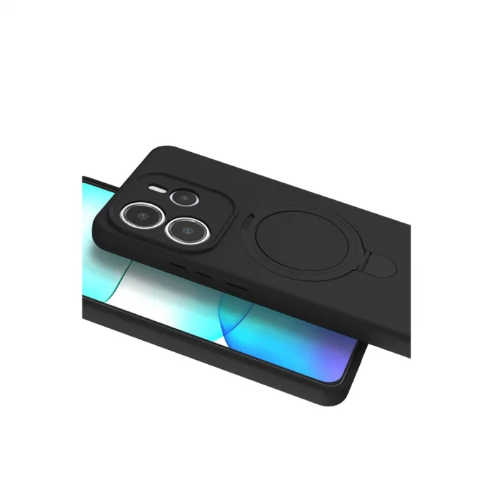 BUĞZ Xiaomi Redmi Note 14 4g Regal Magsafe Standlı Kapak - Siyah