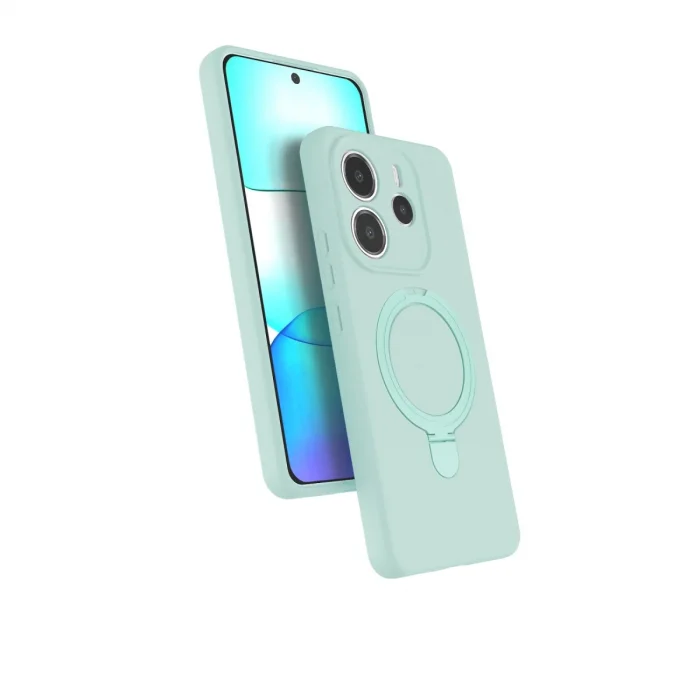 BUĞZ Xiaomi Redmi Note 14 4g Regal Magsafe Standlı Kapak - Su Yeşili