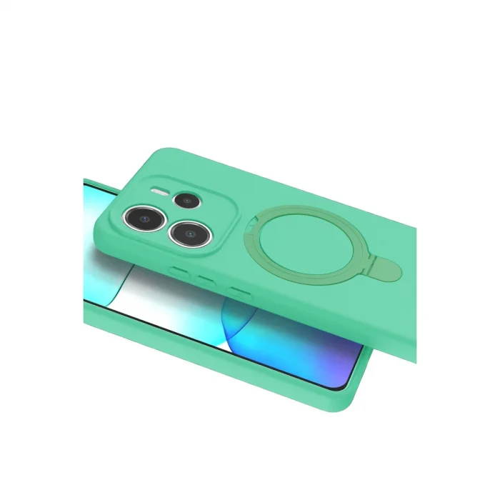 BUĞZ Xiaomi Redmi Note 14 4g Regal Magsafe Standlı Kapak - Yeşil