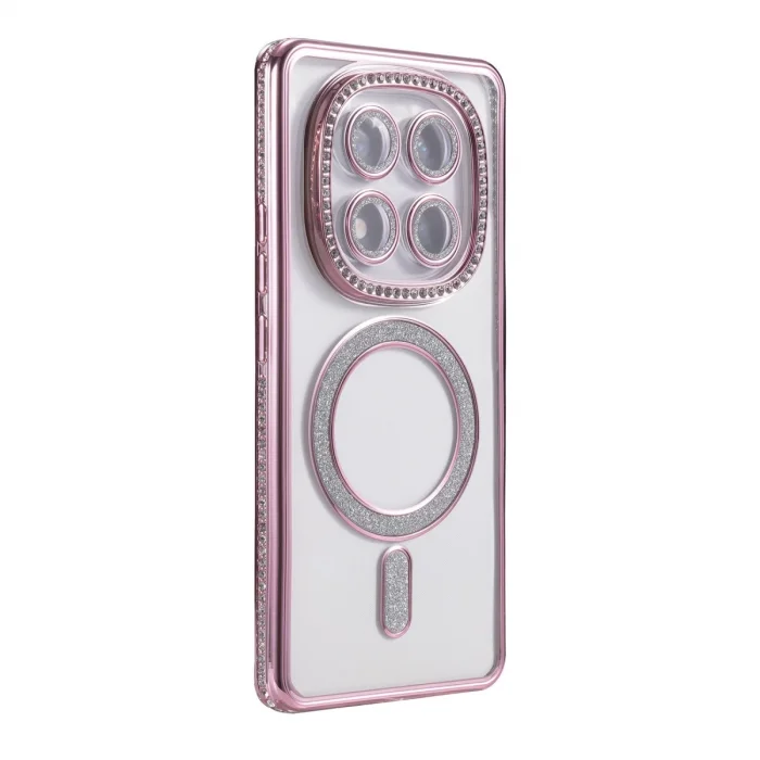 BUĞZ Xiaomi Redmi Note 14 Pro 4g Joke Simli Magneticsafe Kılıf - Pembe