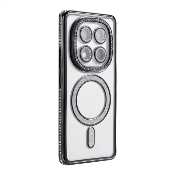 BUĞZ Xiaomi Redmi Note 14 Pro 4g Joke Simli Magneticsafe Kılıf - Siyah