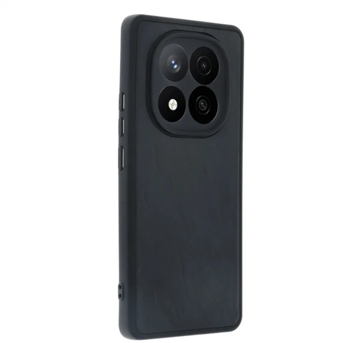 BUĞZ Xiaomi Redmi Note 14 Pro 4g Kılıf Aras Deri Kapak - Siyah