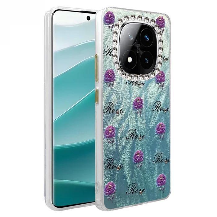 BUĞZ Xiaomi Redmi Note 14 Pro 4g Kılıf Blade Aynalı Desenli Kapak - Desen 9