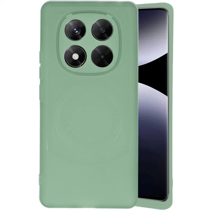 BUĞZ Xiaomi Redmi Note 14 Pro 4g Kılıf Maya Karbon Kapak - Su Yeşili