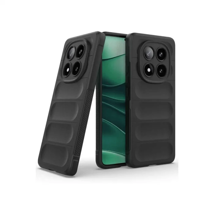 BUĞZ Xiaomi Redmi Note 14 Pro 4g Kılıf Optimum Silikon - Siyah