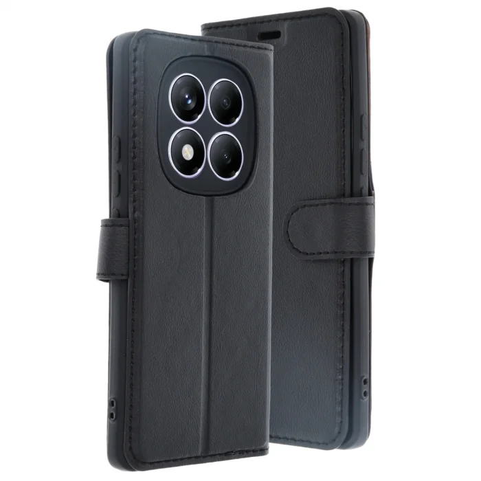 BUĞZ Xiaomi Redmi Note 14 Pro 4g Kılıf Trend S Plus Kapaklı Kılıf - Siyah