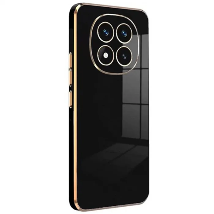 BUĞZ Xiaomi Redmi Note 14 Pro 4g Kılıf Volet Silikon - Siyah