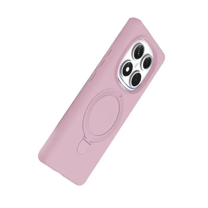 BUĞZ Xiaomi Redmi Note 14 Pro 4g Regal Magsafe Standlı Kapak - Açık Pembe