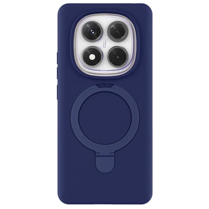 BUĞZ Xiaomi Redmi Note 14 Pro 4g Regal Magsafe Standlı Kapak - Lacivert