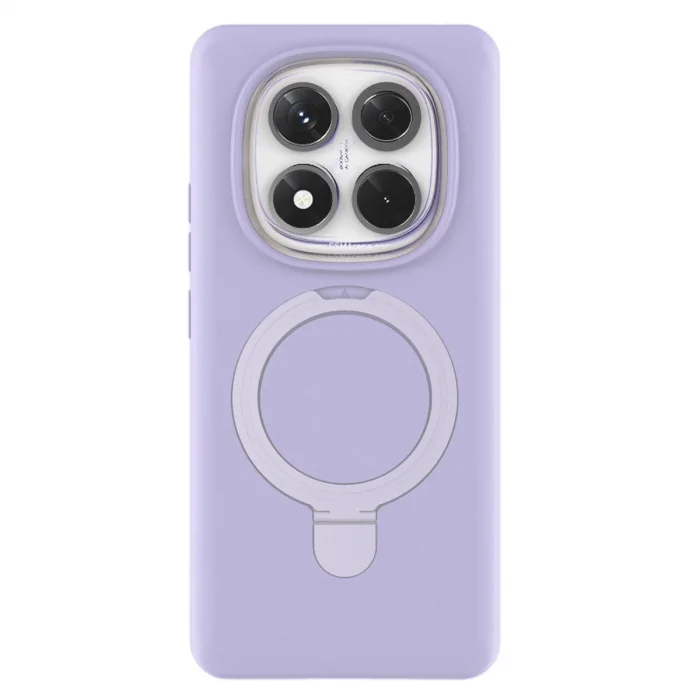 BUĞZ Xiaomi Redmi Note 14 Pro 4g Regal Magsafe Standlı Kapak - Lila