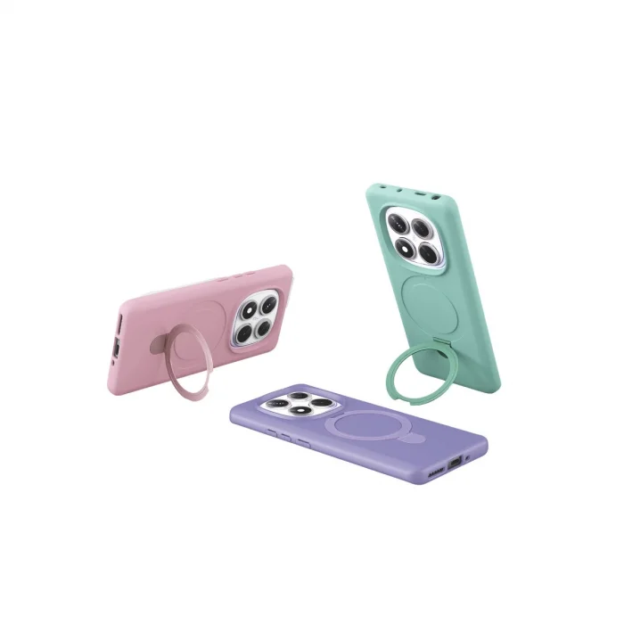 BUĞZ Xiaomi Redmi Note 14 Pro 4g Regal Magsafe Standlı Kapak - Lila