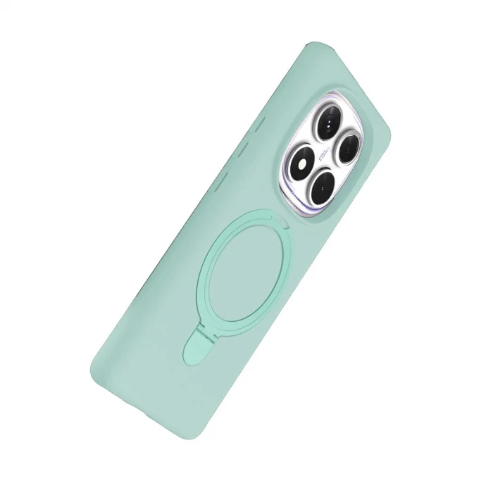 BUĞZ Xiaomi Redmi Note 14 Pro 4g Regal Magsafe Standlı Kapak - Su Yeşili