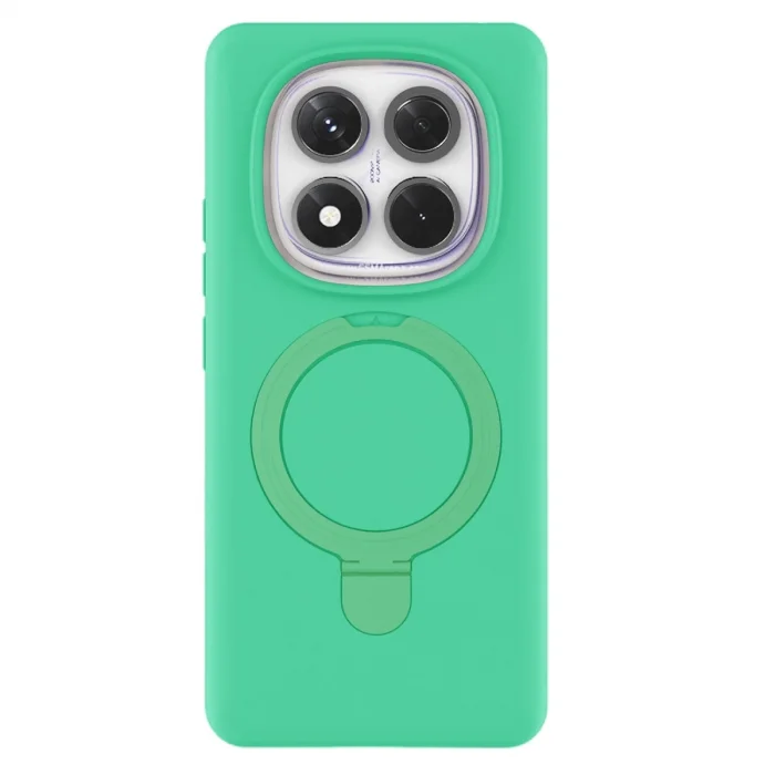 BUĞZ Xiaomi Redmi Note 14 Pro 4g Regal Magsafe Standlı Kapak - Yeşil