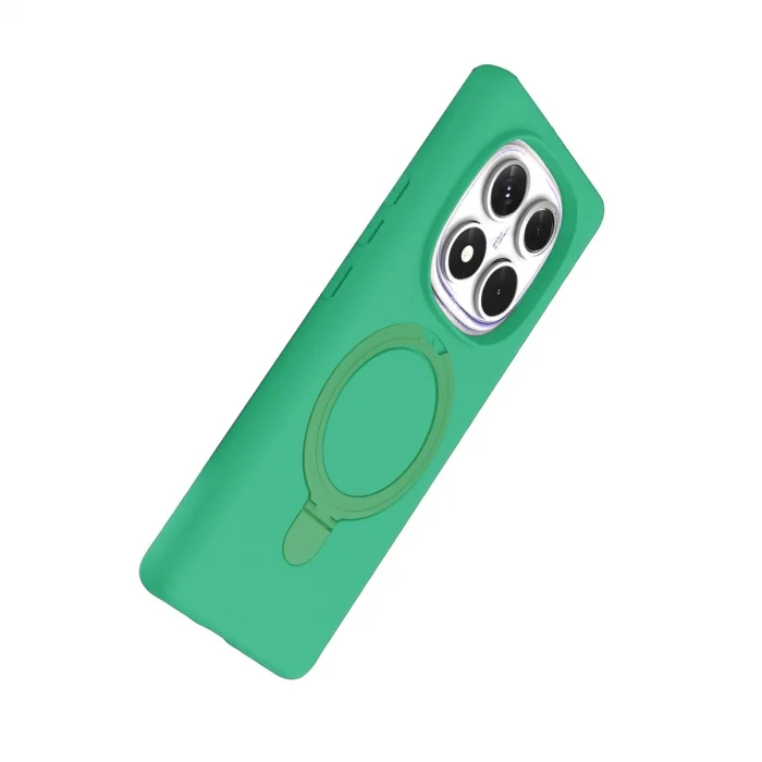 BUĞZ Xiaomi Redmi Note 14 Pro 4g Regal Magsafe Standlı Kapak - Yeşil