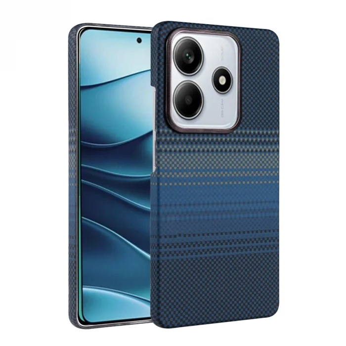 BUĞZ Xiaomi Redmi Note 14 Pro 4g Vega Magsafe Kapak - Mavi