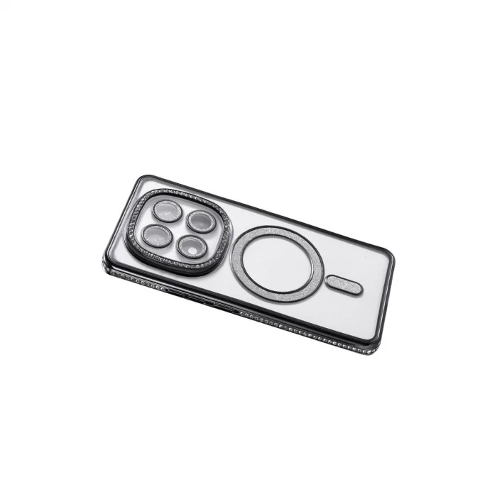 BUĞZ Xiaomi Redmi Note 14 Pro 5g Joke Simli Magneticsafe Kılıf - Siyah