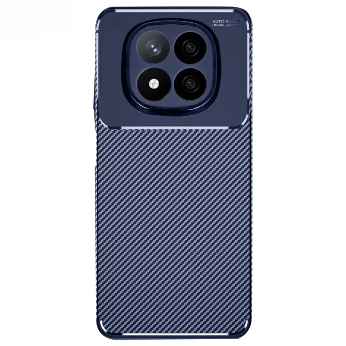 BUĞZ Xiaomi Redmi Note 14 Pro 5g Kılıf Auto Focus Karbon Kapak - Lacivert