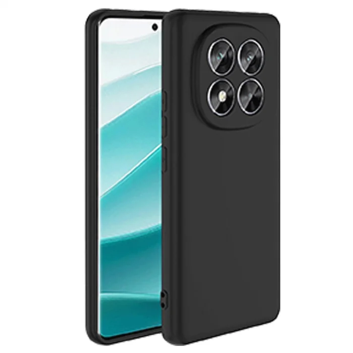 BUĞZ Xiaomi Redmi Note 14 Pro 5g Kılıf First Silikon - Siyah