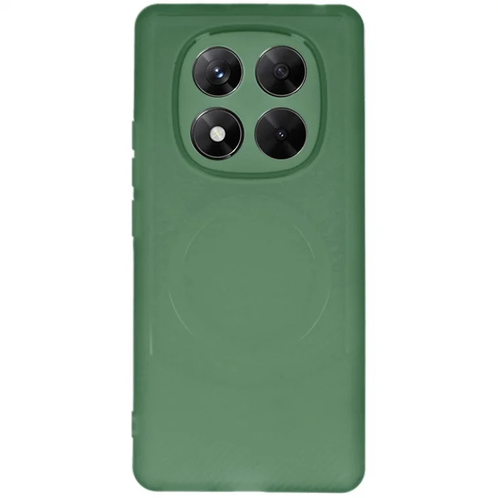 BUĞZ Xiaomi Redmi Note 14 Pro 5g Kılıf Maya Karbon Kapak - Koyu Yeşil