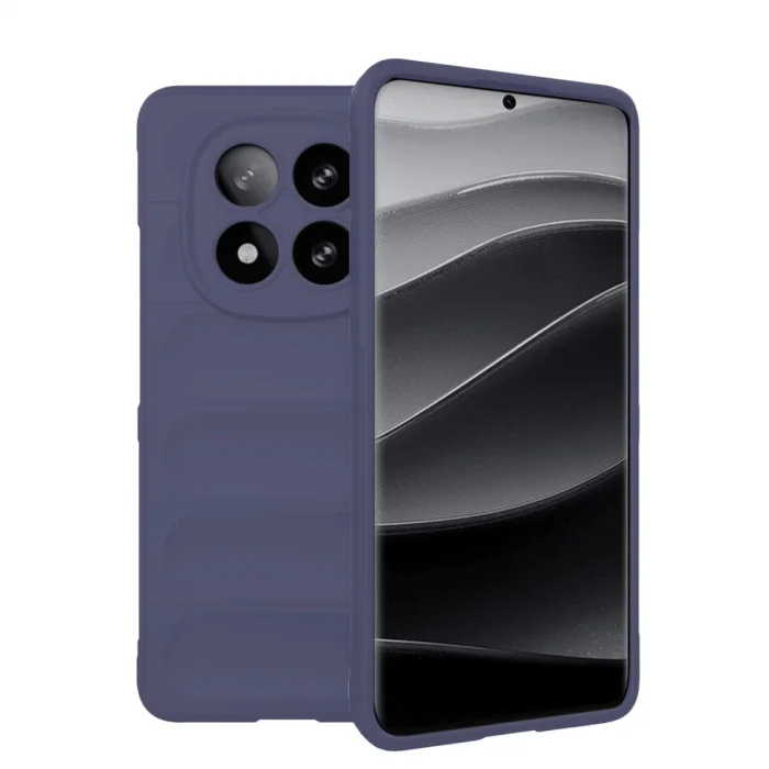 BUĞZ Xiaomi Redmi Note 14 Pro 5g Kılıf Optimum Silikon - Lacivert