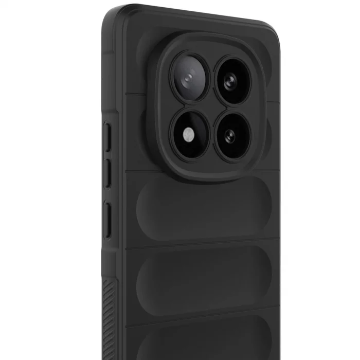 BUĞZ Xiaomi Redmi Note 14 Pro 5g Kılıf Optimum Silikon - Siyah