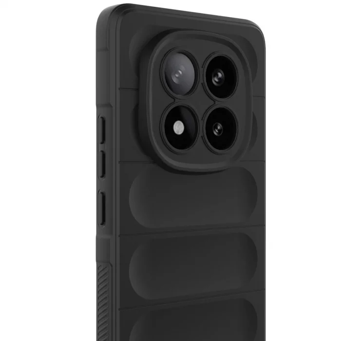 BUĞZ Xiaomi Redmi Note 14 Pro 5g Kılıf Optimum Silikon - Siyah