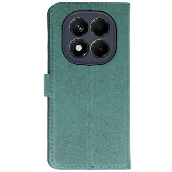 BUĞZ Xiaomi Redmi Note 14 Pro 5g Kılıf Trend S Plus Kapaklı Kılıf - Yeşil
