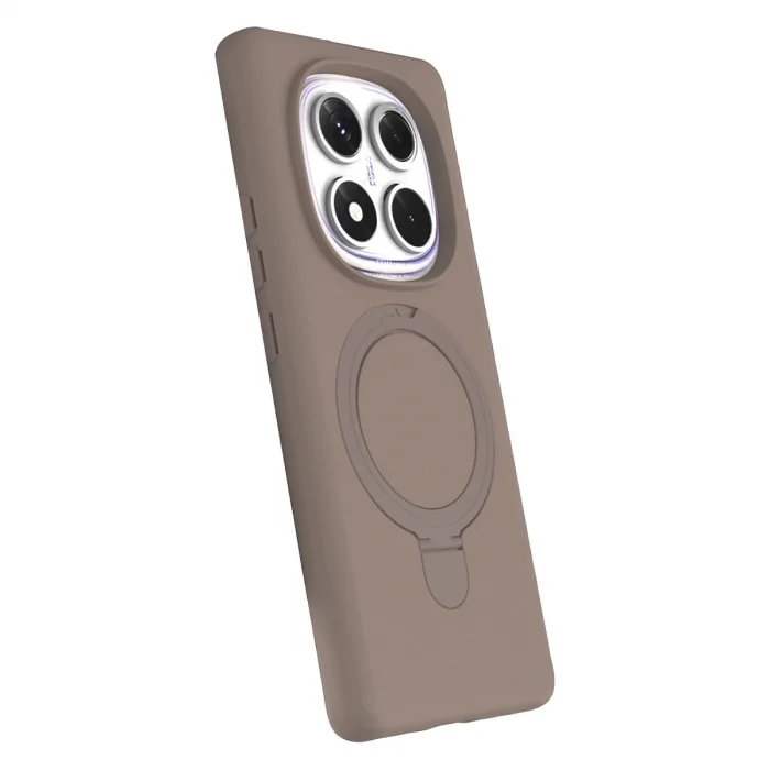 BUĞZ Xiaomi Redmi Note 14 Pro 5g Regal Magsafe Standlı Kapak - Çöl Titanyum