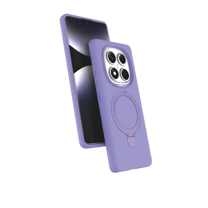 BUĞZ Xiaomi Redmi Note 14 Pro 5g Regal Magsafe Standlı Kapak - Lila