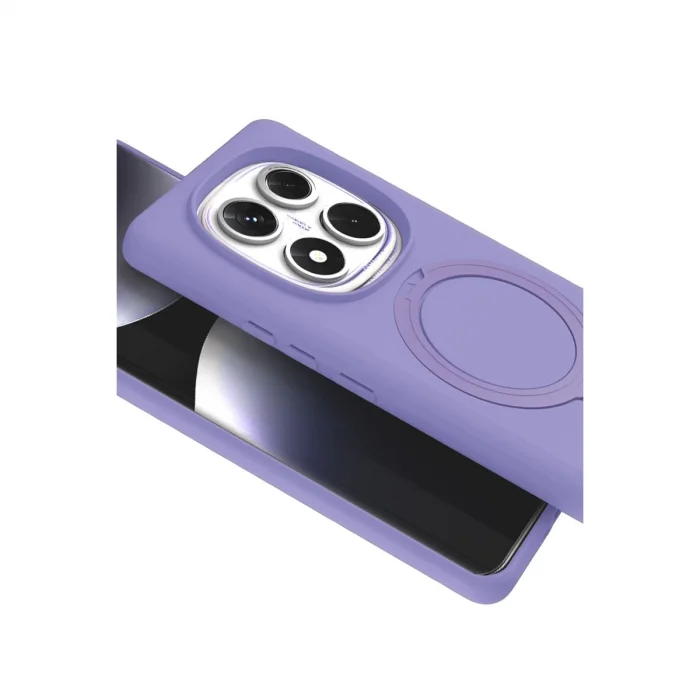 BUĞZ Xiaomi Redmi Note 14 Pro 5g Regal Magsafe Standlı Kapak - Lila
