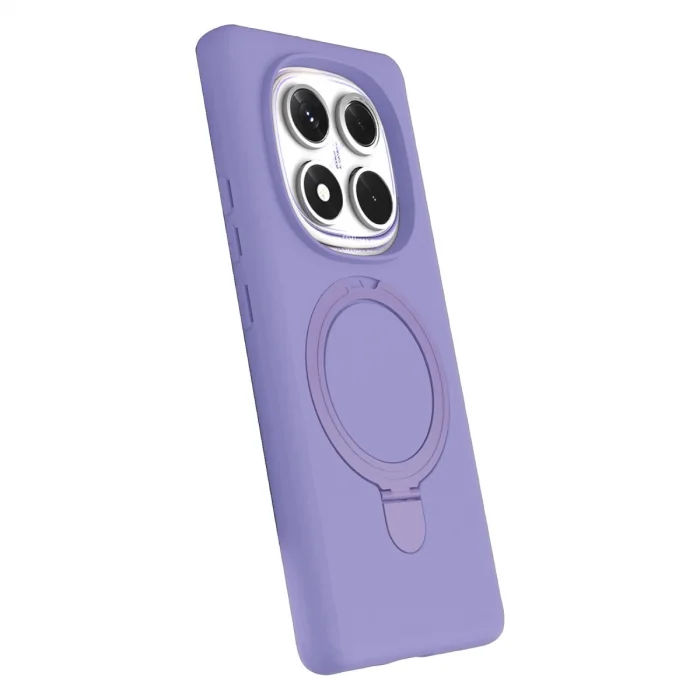 BUĞZ Xiaomi Redmi Note 14 Pro 5g Regal Magsafe Standlı Kapak - Lila