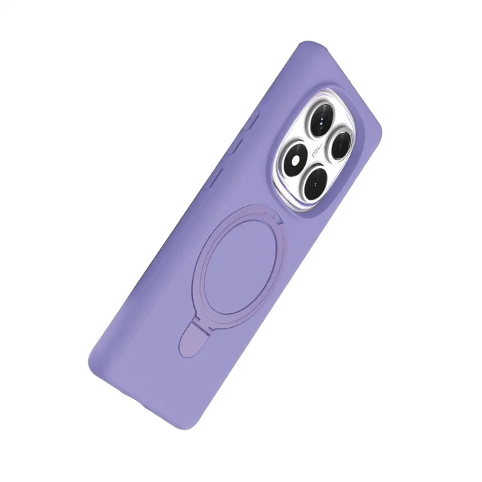 BUĞZ Xiaomi Redmi Note 14 Pro 5g Regal Magsafe Standlı Kapak - Lila