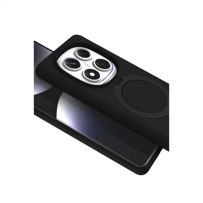 BUĞZ Xiaomi Redmi Note 14 Pro 5g Regal Magsafe Standlı Kapak - Siyah