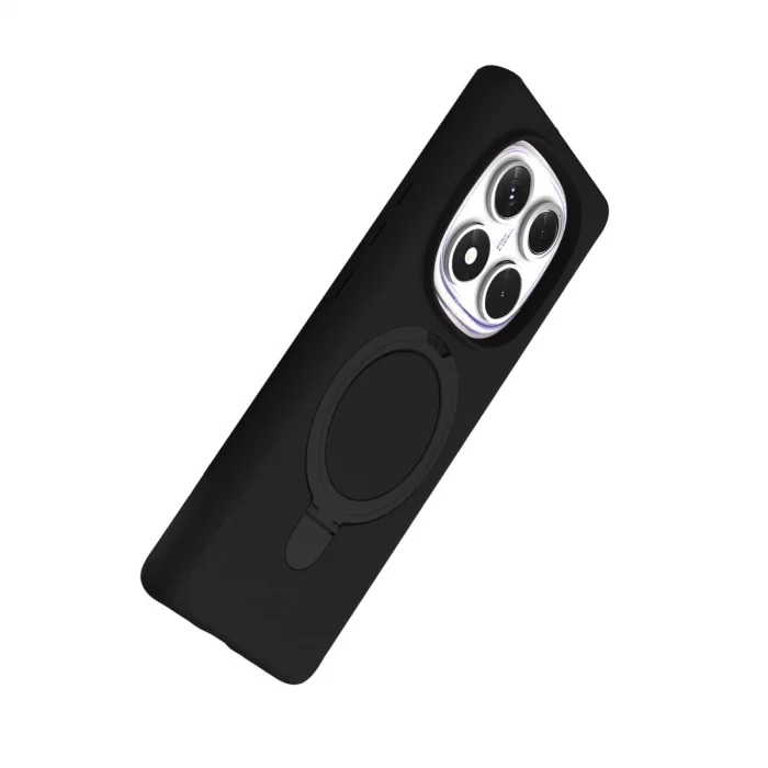 BUĞZ Xiaomi Redmi Note 14 Pro 5g Regal Magsafe Standlı Kapak - Siyah