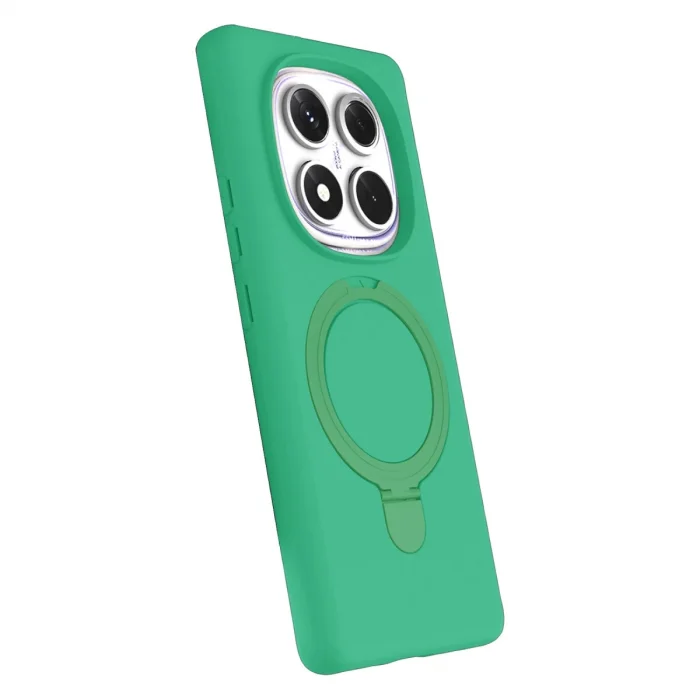 BUĞZ Xiaomi Redmi Note 14 Pro 5g Regal Magsafe Standlı Kapak - Yeşil