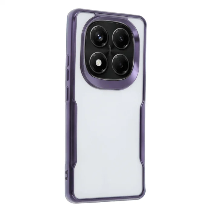 BUĞZ Xiaomi Redmi Note 14 Pro Plus Kılıf Boyi Silikon Kapak - Derin Mor