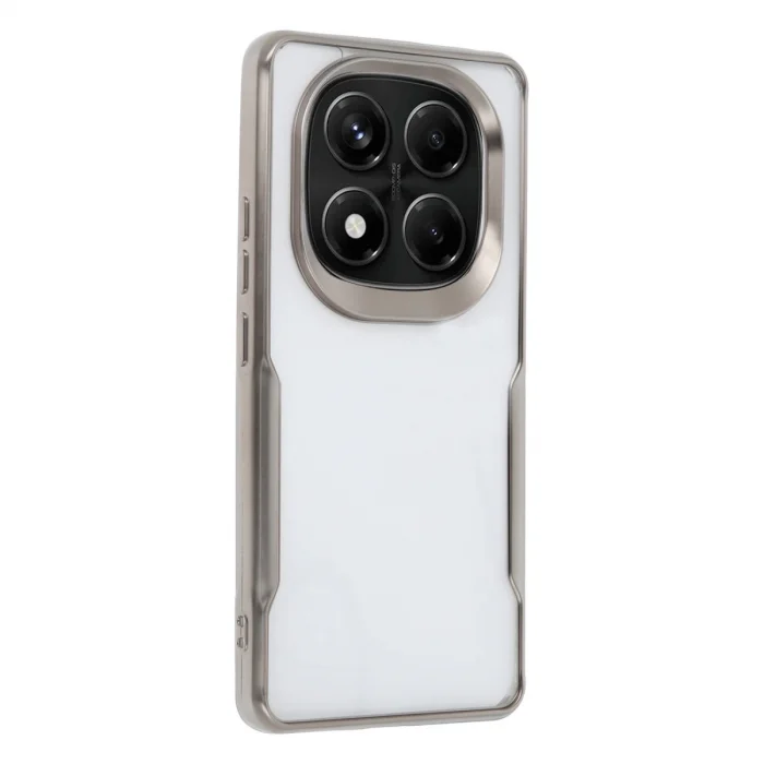 BUĞZ Xiaomi Redmi Note 14 Pro Plus Kılıf Boyi Silikon Kapak - Titan Gri