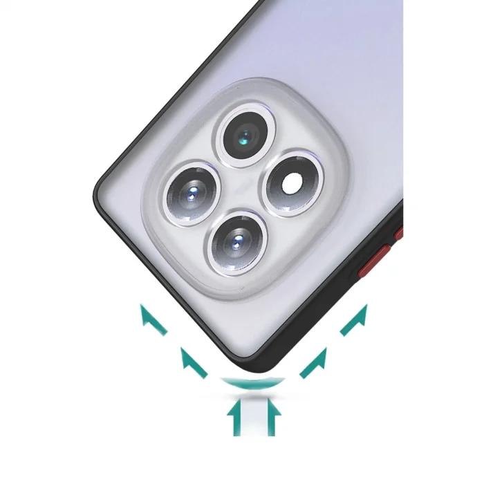BUĞZ Xiaomi Redmi Note 14 Pro Plus Kılıf Montreal Silikon Kapak - Siyah