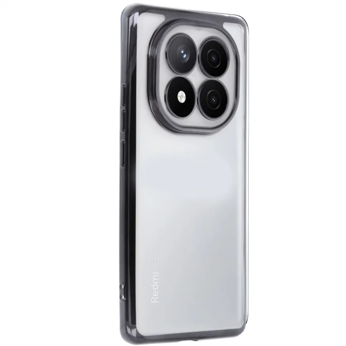 BUĞZ Xiaomi Redmi Note 14 Pro Plus Kılıf Razer Lensli Silikon - Siyah