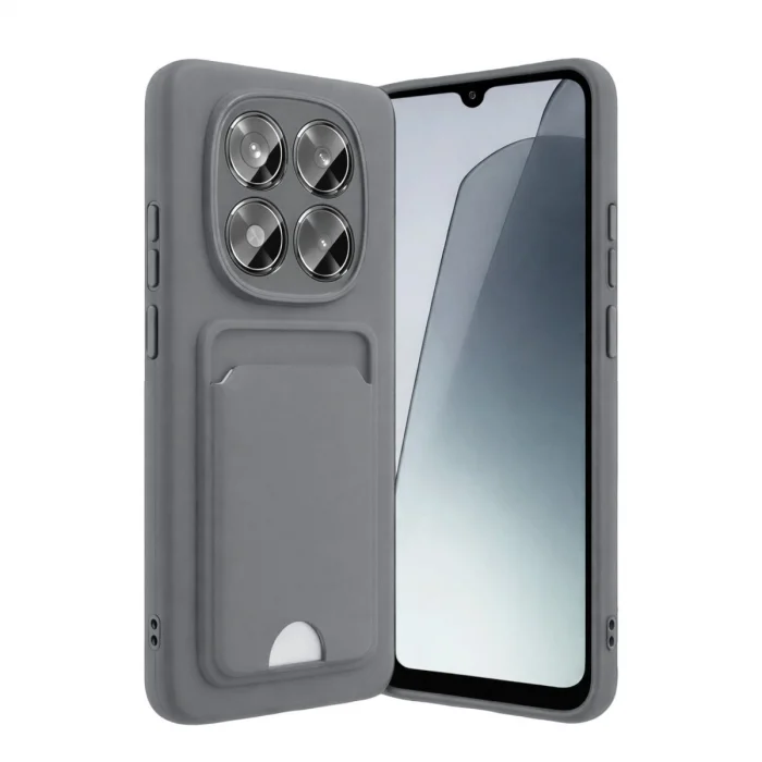 BUĞZ Xiaomi Redmi Note 15 4g Kelvin Kartvizitli Silikon - Gri