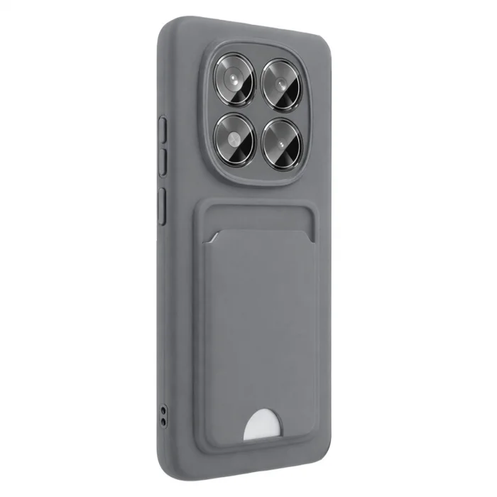 BUĞZ Xiaomi Redmi Note 15 4g Kelvin Kartvizitli Silikon - Gri