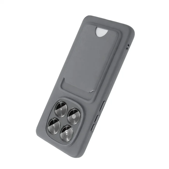 BUĞZ Xiaomi Redmi Note 15 4g Kelvin Kartvizitli Silikon - Gri